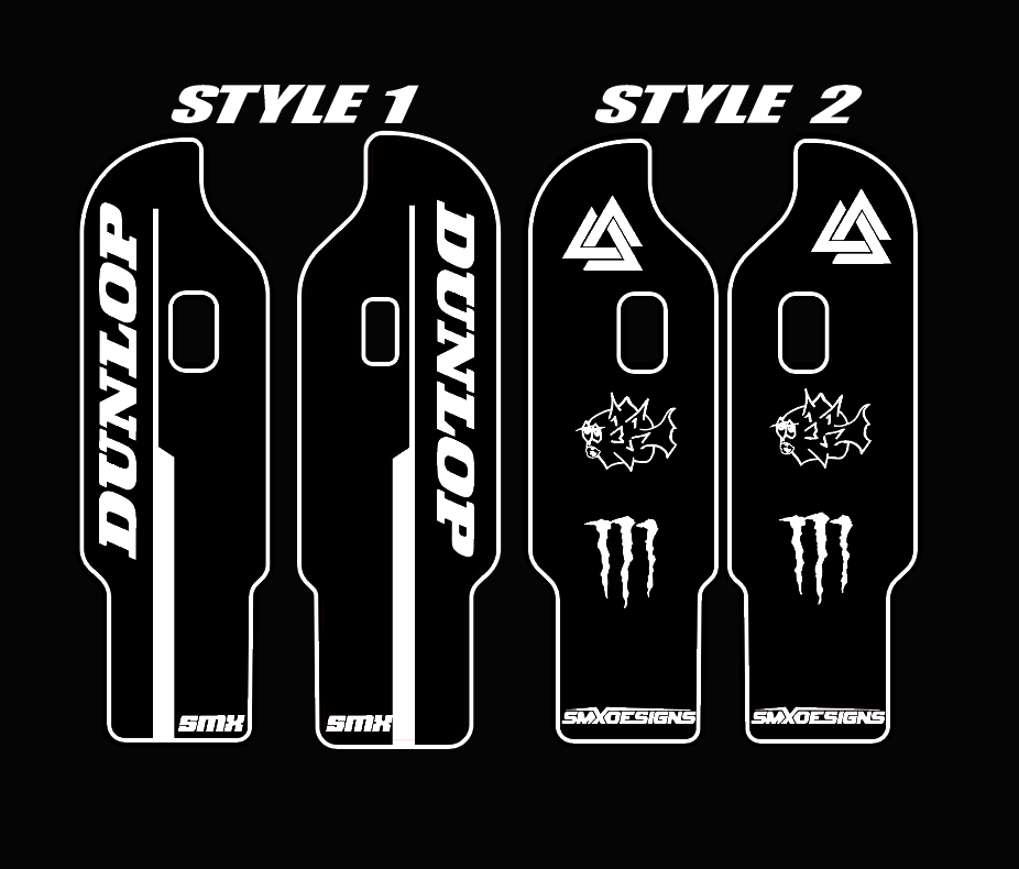 Dnm fork guard decals