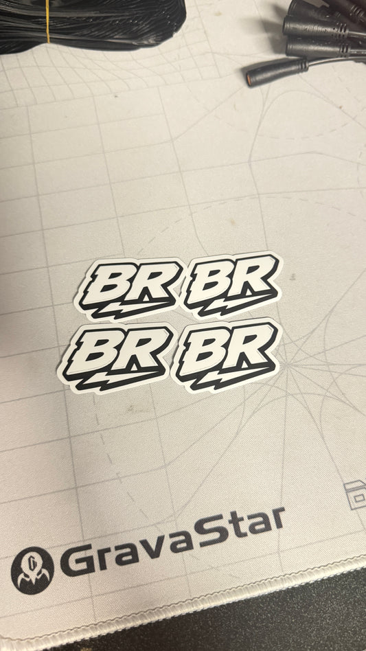 Built racing stickers