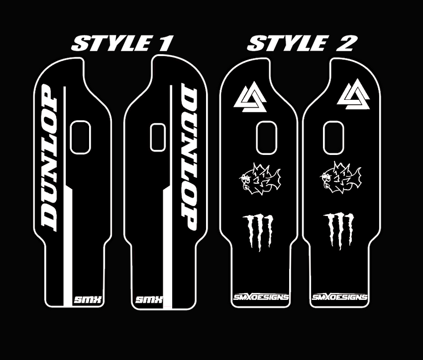 Dnm fork guard decals