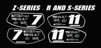 Super 73 Battery Decals
